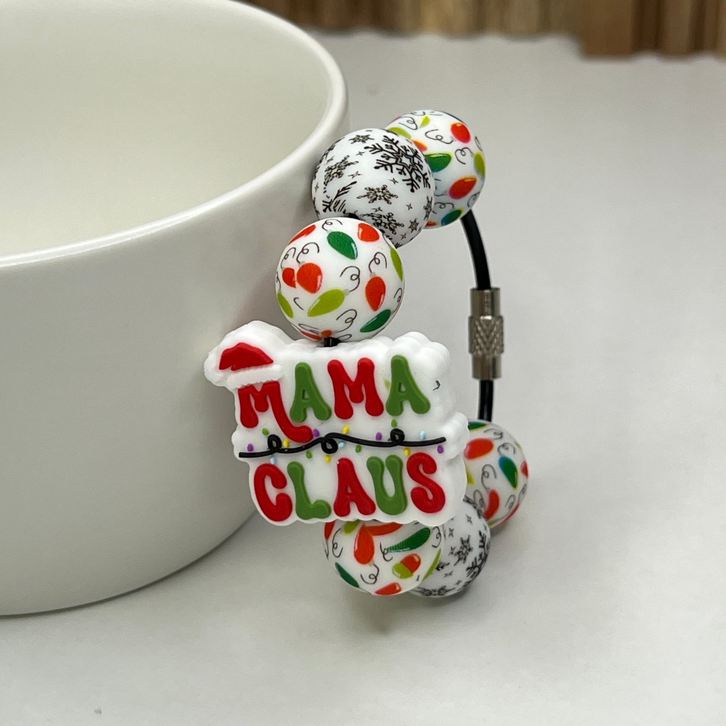 Mama Claus Cup Charm